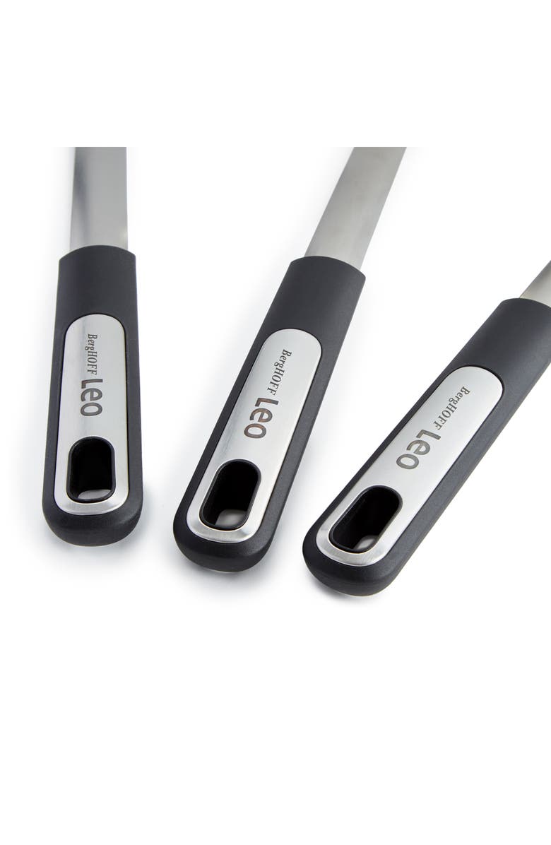 BergHOFF Graphite 3-Piece Stainless Steel Utensil Set, Alternate, color, Grey