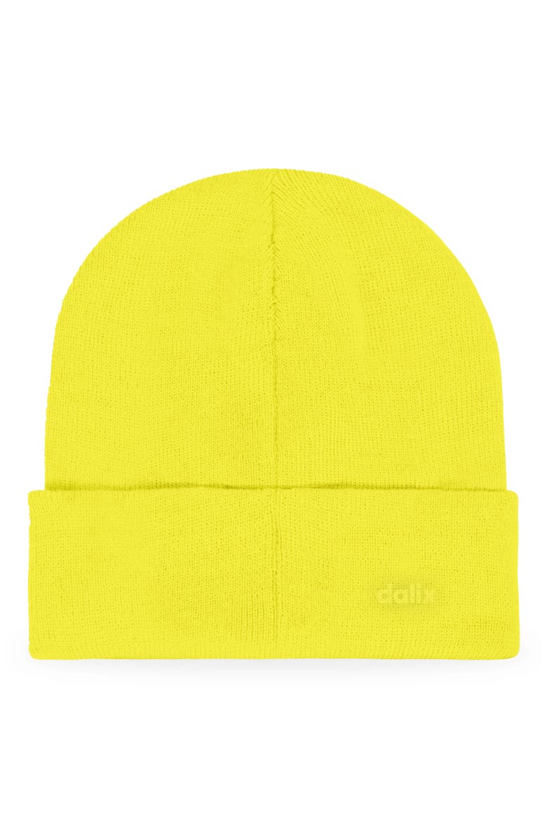 Martini Beanie Cap, Alternate, color, Neon Yellow