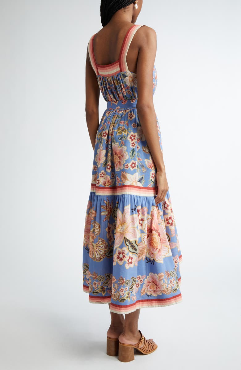 FARM Rio Super Bloom Tapestry Cotton Blend Dress, Alternate, color,