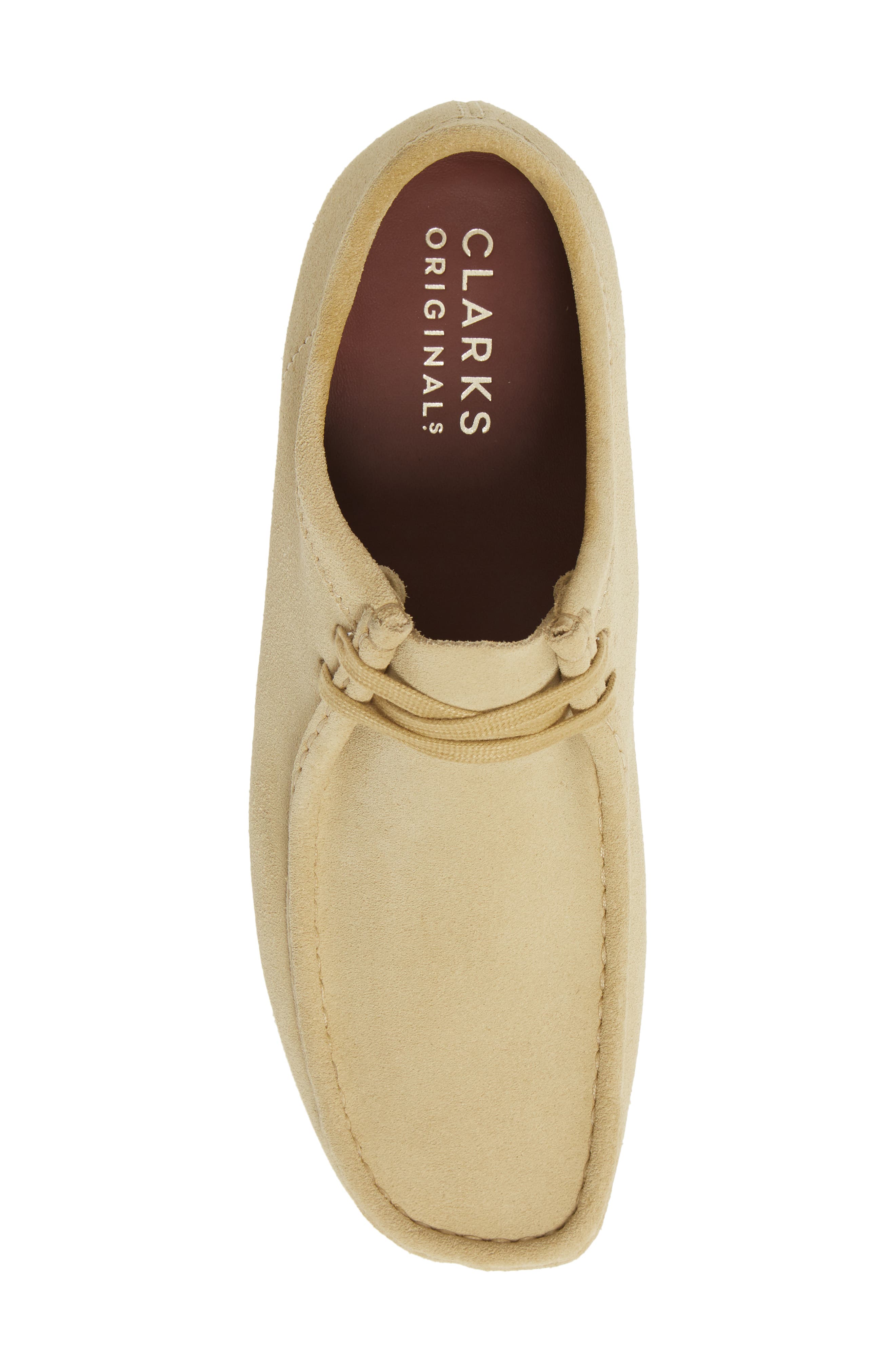 Clarks<sup>®</sup> Originals Wallabee Water Resistant Chukka Boot, Alternate, color, Maple Sued