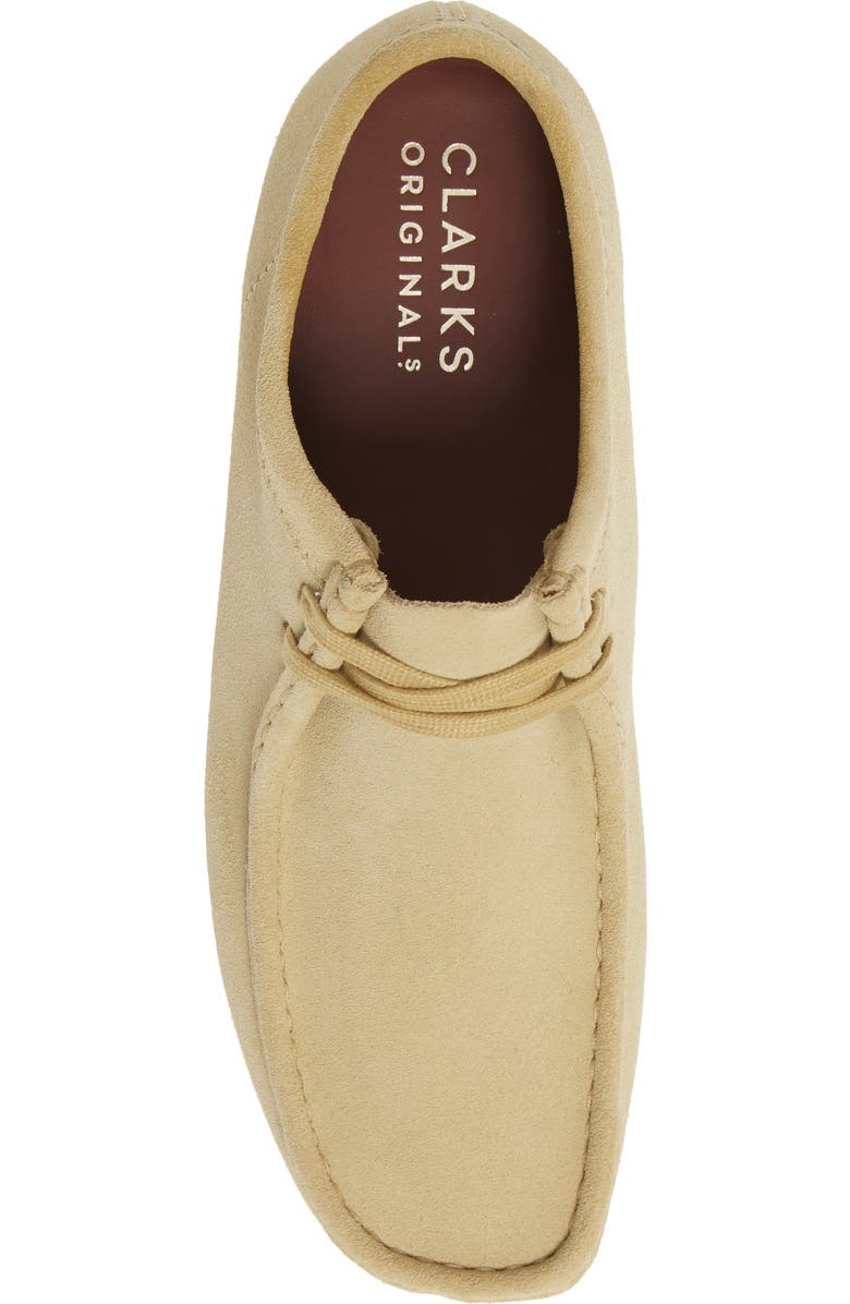 Clarks<sup>®</sup> Originals Wallabee Water Resistant Chukka Boot, Alternate, color, Maple Suede