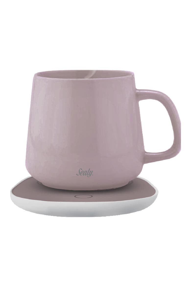 Coffee Mug & Warmer Pad Set, Main, color, PINK