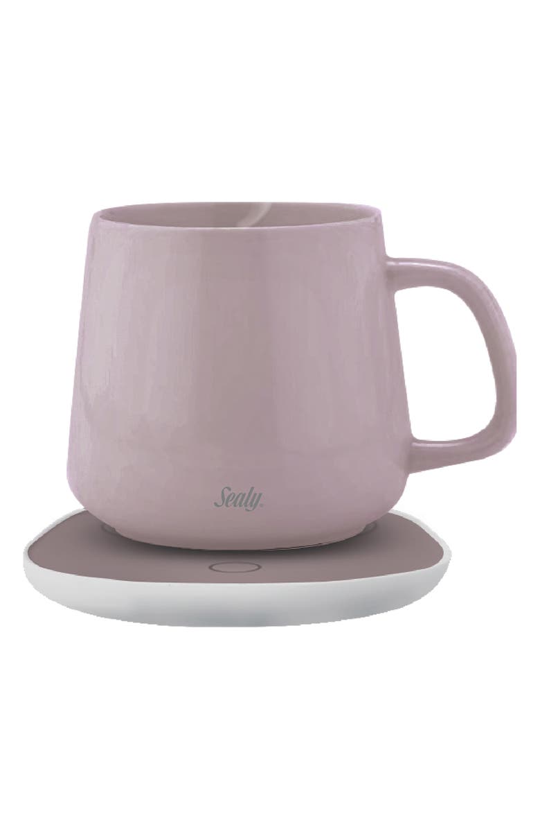BYTECH Coffee Mug & Warmer Pad Set, Main, color, Pink