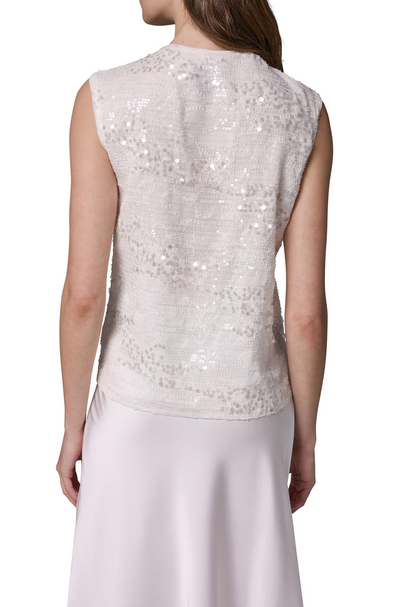 Donna Karan New York Sequin Sleeveless Top, Alternate, color, 