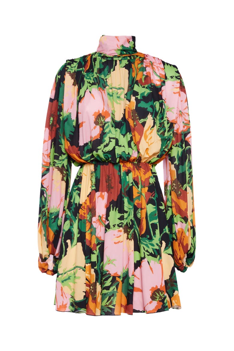 Demeter Mini Dress, Alternate, color, Wonderland Black