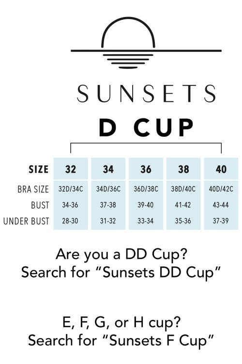 SUNSETS SUNSETS KAUAI KEYHOLE BIKINI SWIMSUIT TOP
