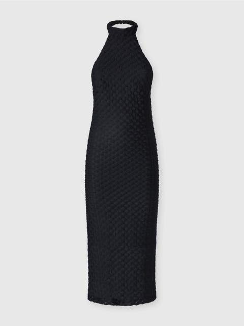Midi Dress With Halter Neck