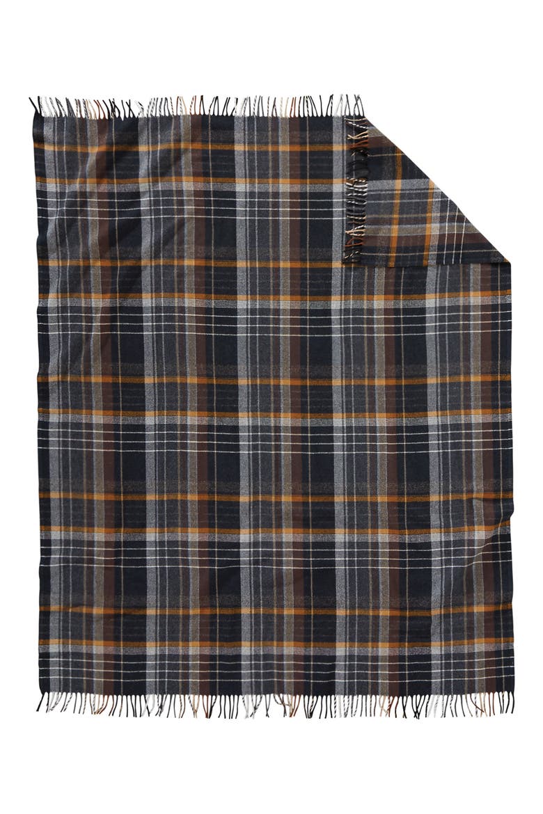 Ashton Wool Throw, Alternate, color, COAL
