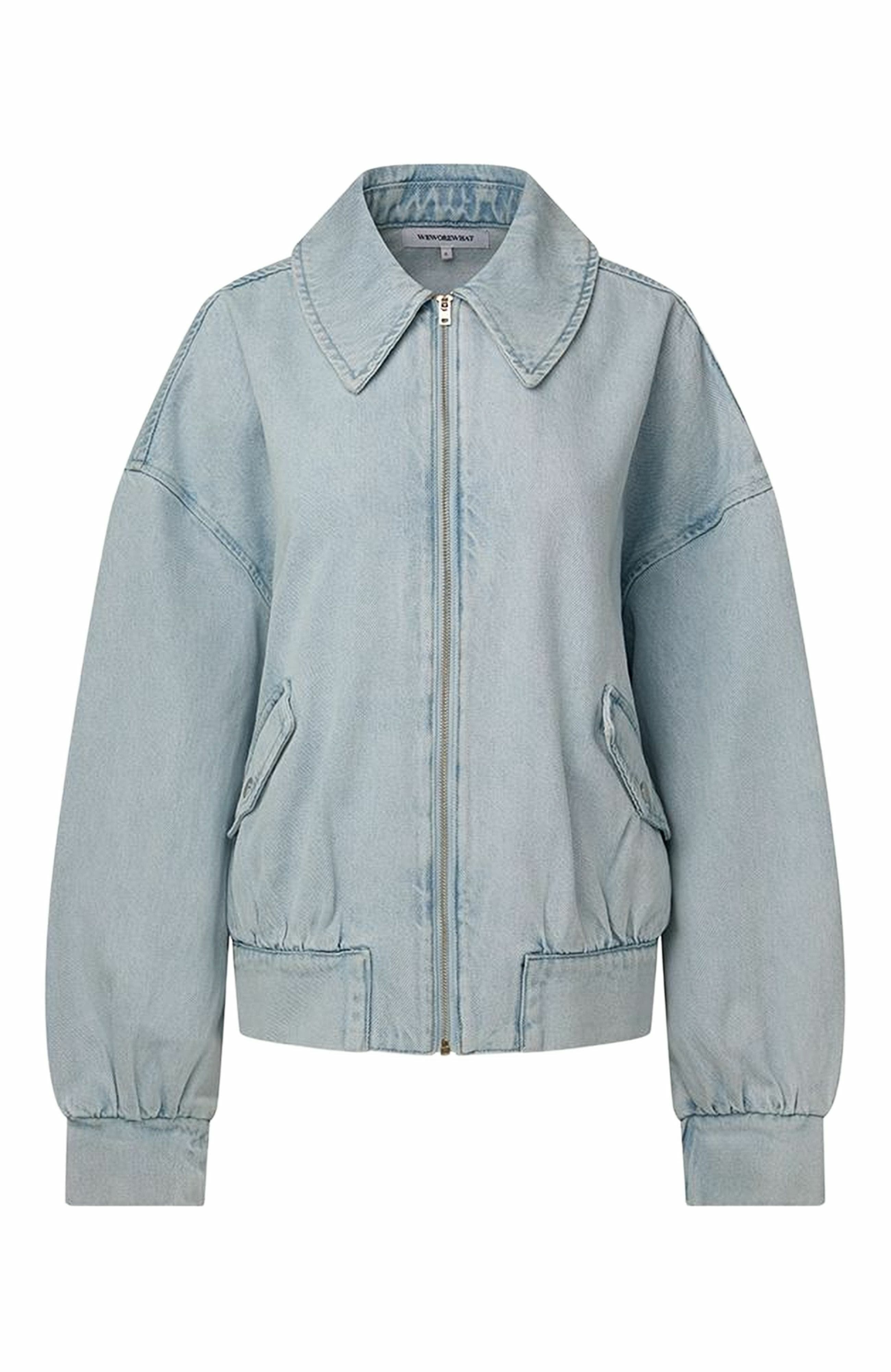 Denim Bomber Jacket (Women) | Nordstrom