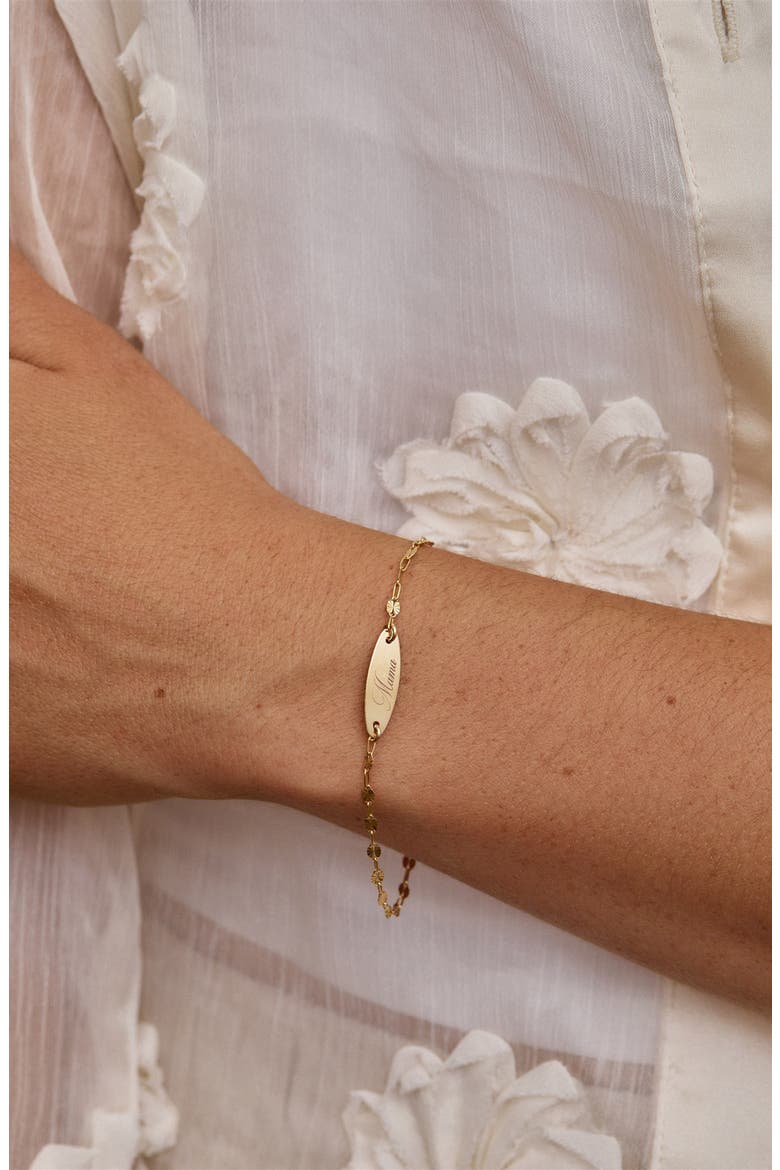 Mama Pendant Bracelet, Alternate, color, GOLD