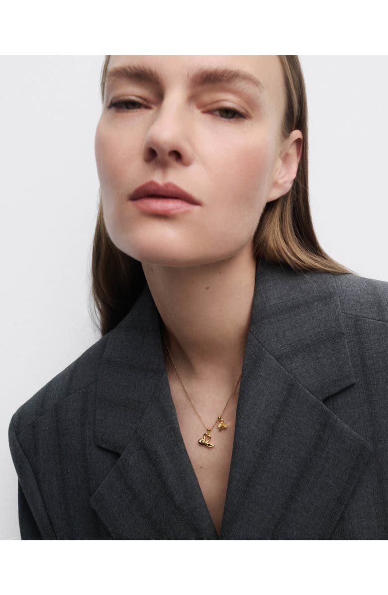 PDPAOLA Golf Charm, Alternate, color, Brass