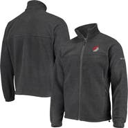 Columbia Men's Columbia Portland Trail Blazers Heathered Charcoal Flanker Full-Zip Jacket