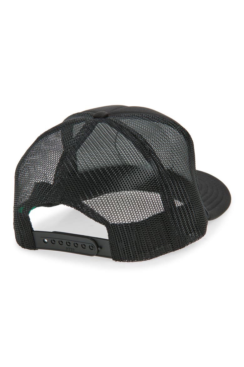 Good Karma Trucker Hat, Alternate, color, BLACK