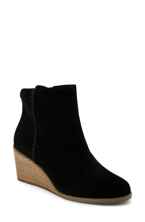 Toms Joanna Wedge Bootie In Black