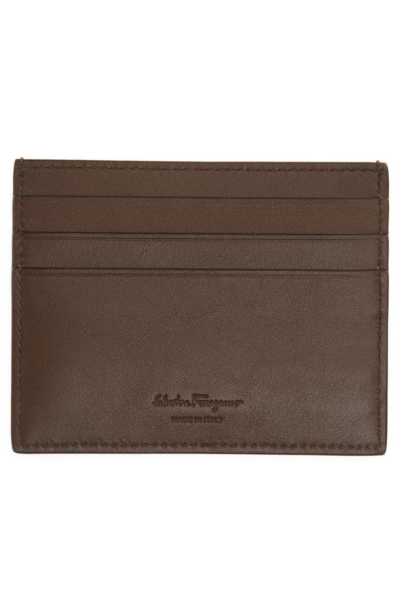FERRAGAMO Salvatore Ferragamo Revival Leather Card Case, Alternate, color, 