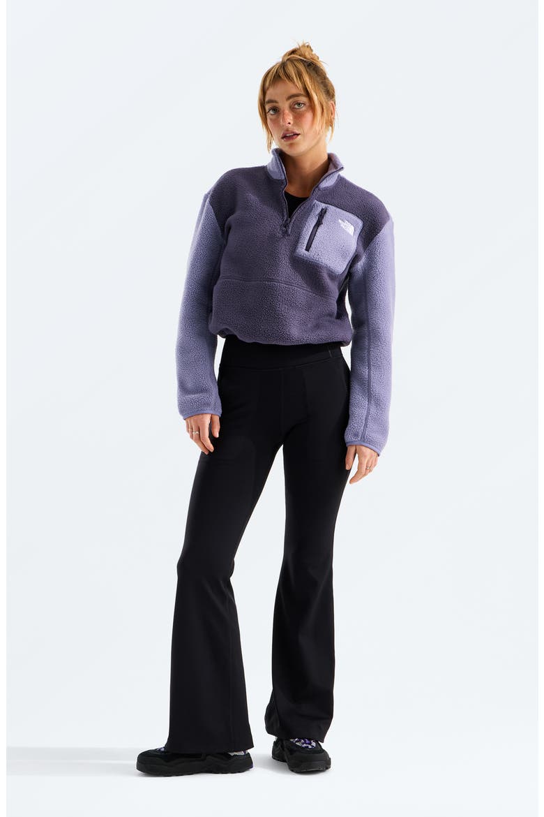 Yumiori Colorblock High Pile Fleece Half-Zip Pullover, Alternate, color, ENDLESS DUSK/ GROUNDED PLUM