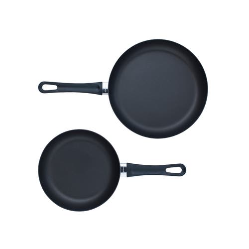 Scanpan Classic 2 Piece Fry Pan Set, 10.25" & 12.5", Nonstick In Black