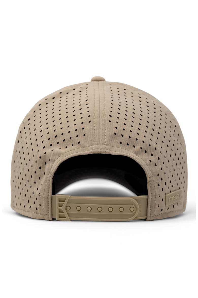 A-Game Icon Hydro Performance Snapback Hat, Alternate, color, KHAKI