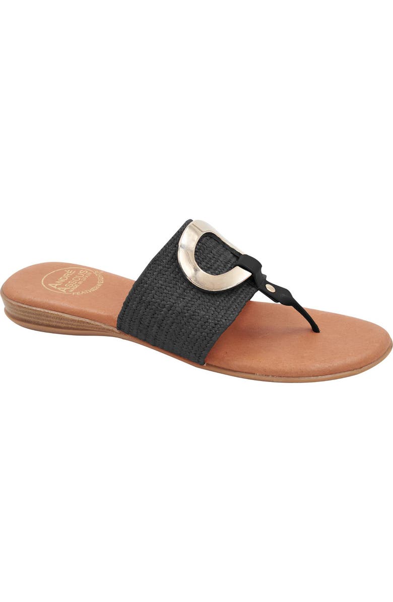 André Assous Nixi Featherweights<sup>™</sup> Flip Flop, Main, color, Black