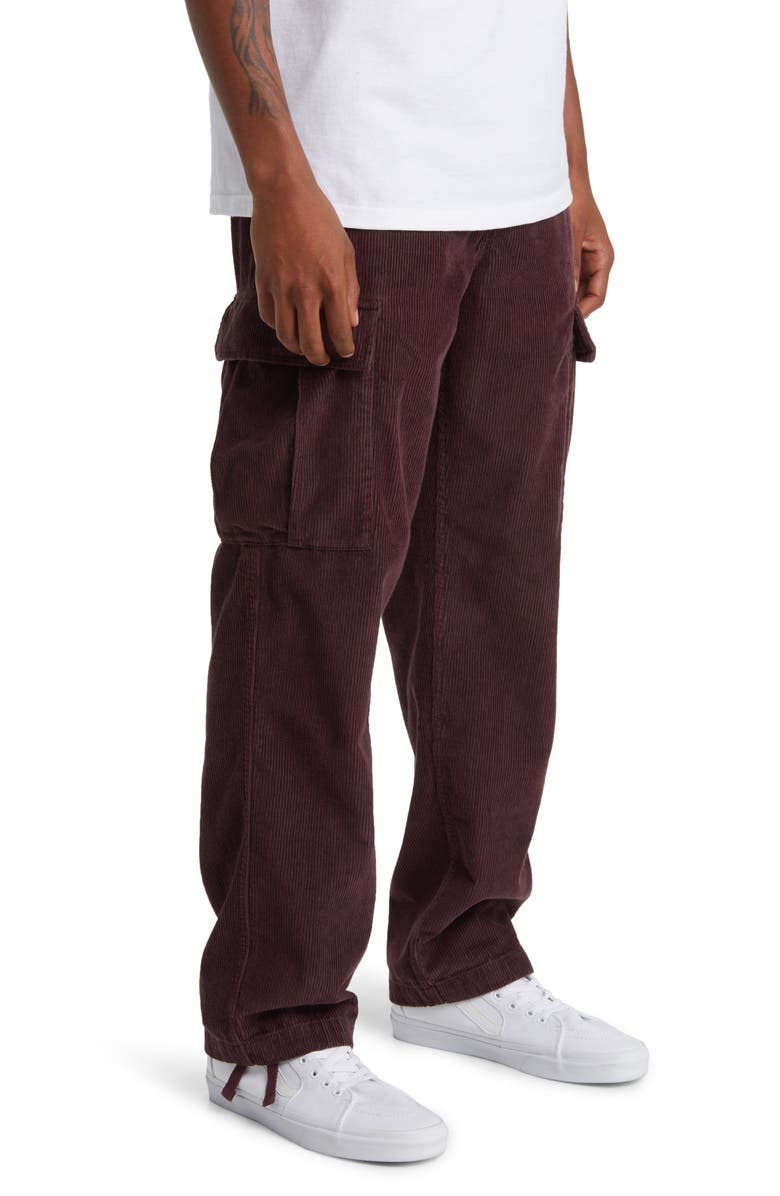 Vans Service Loose Fit Corduroy Cargo Pants, Alternate, color,