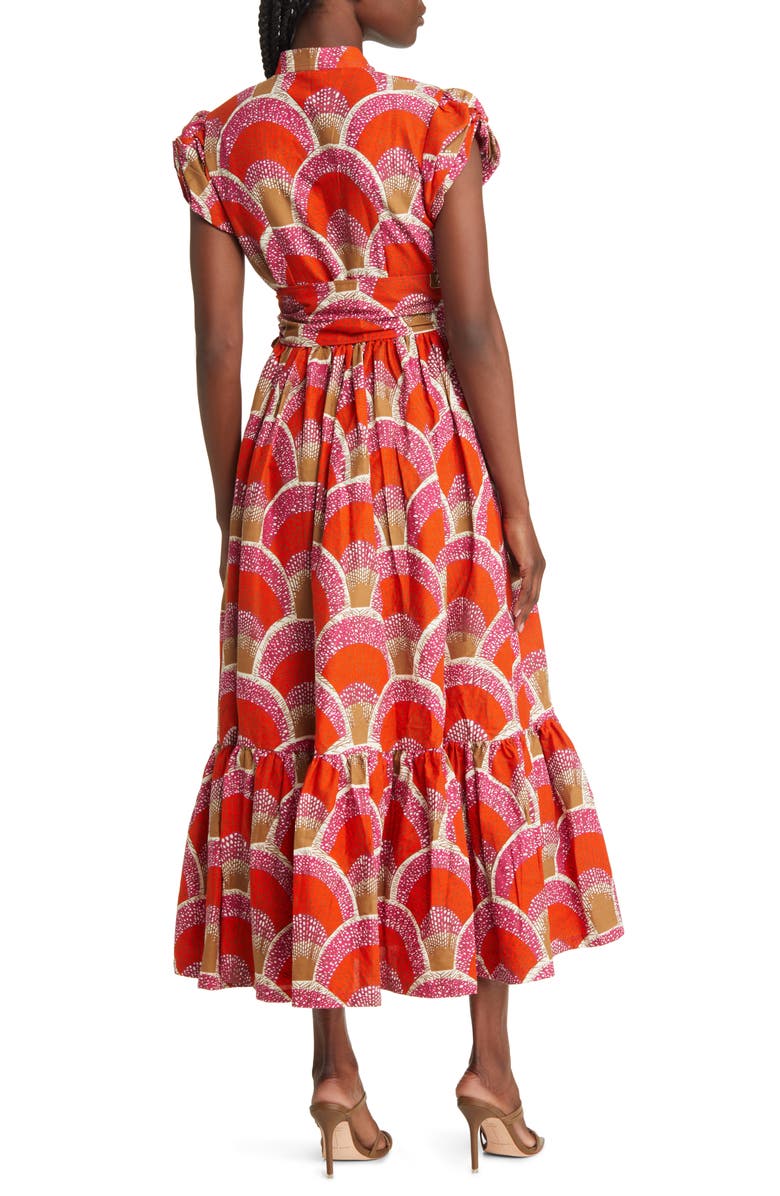 SIKA Gabbi Cotton Midi Dress, Alternate, color, 