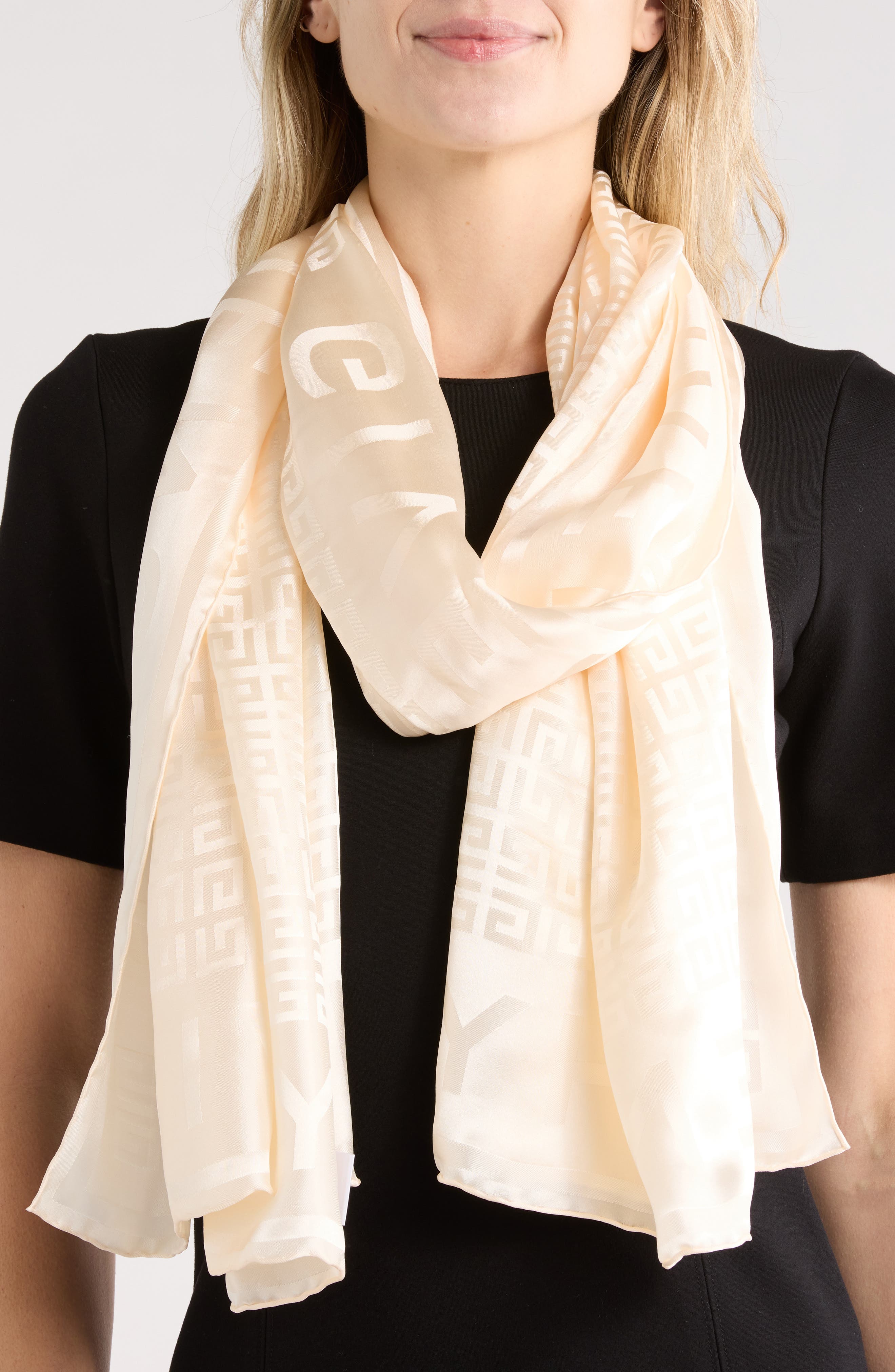 Givenchy 4G Monogram Silk Scarf