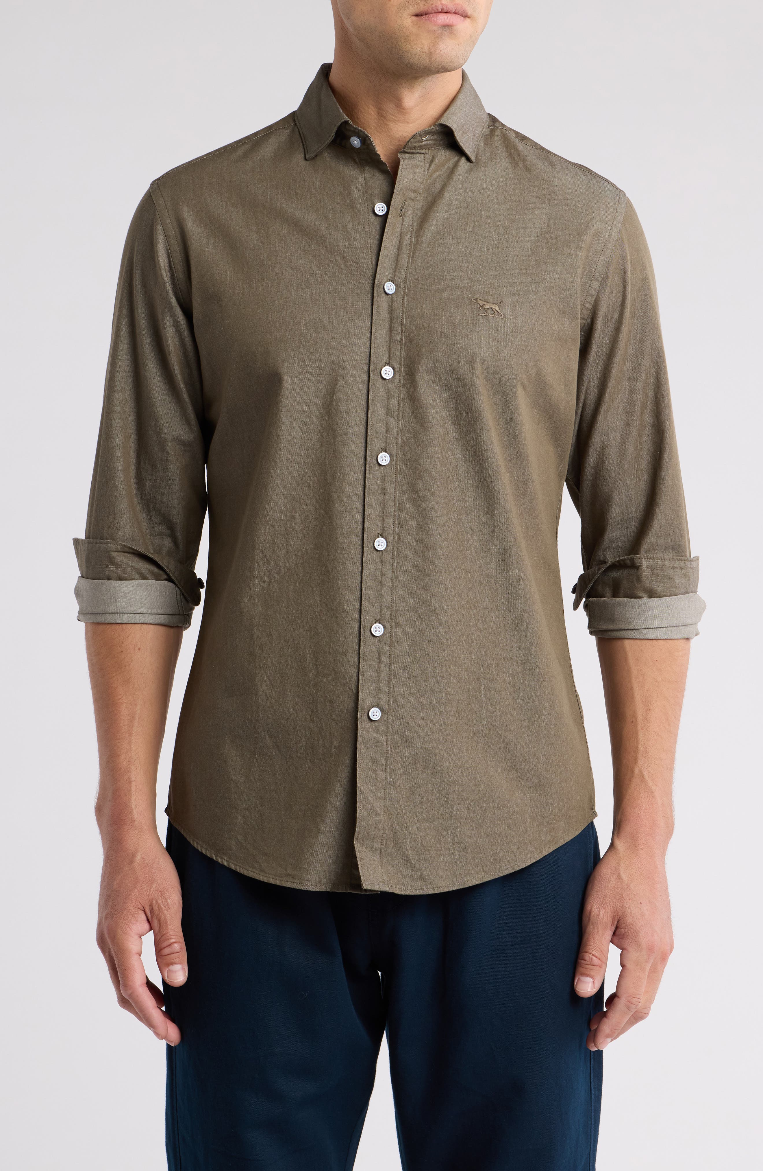 Rodd & Gunn Sunrise Beach Sports Fit Cotton Button-Up Shirt