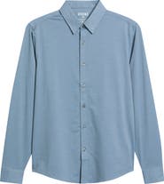 Rhone Commuter Slim Fit Button-Up Shirt