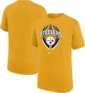 Nike Youth Nike Gold Pittsburgh Steelers Icon Legend T-Shirt