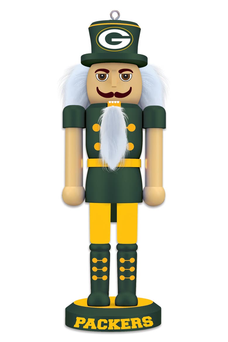 Green Bay Packers Keepsake Nutcracker, Main, color, Multicolor