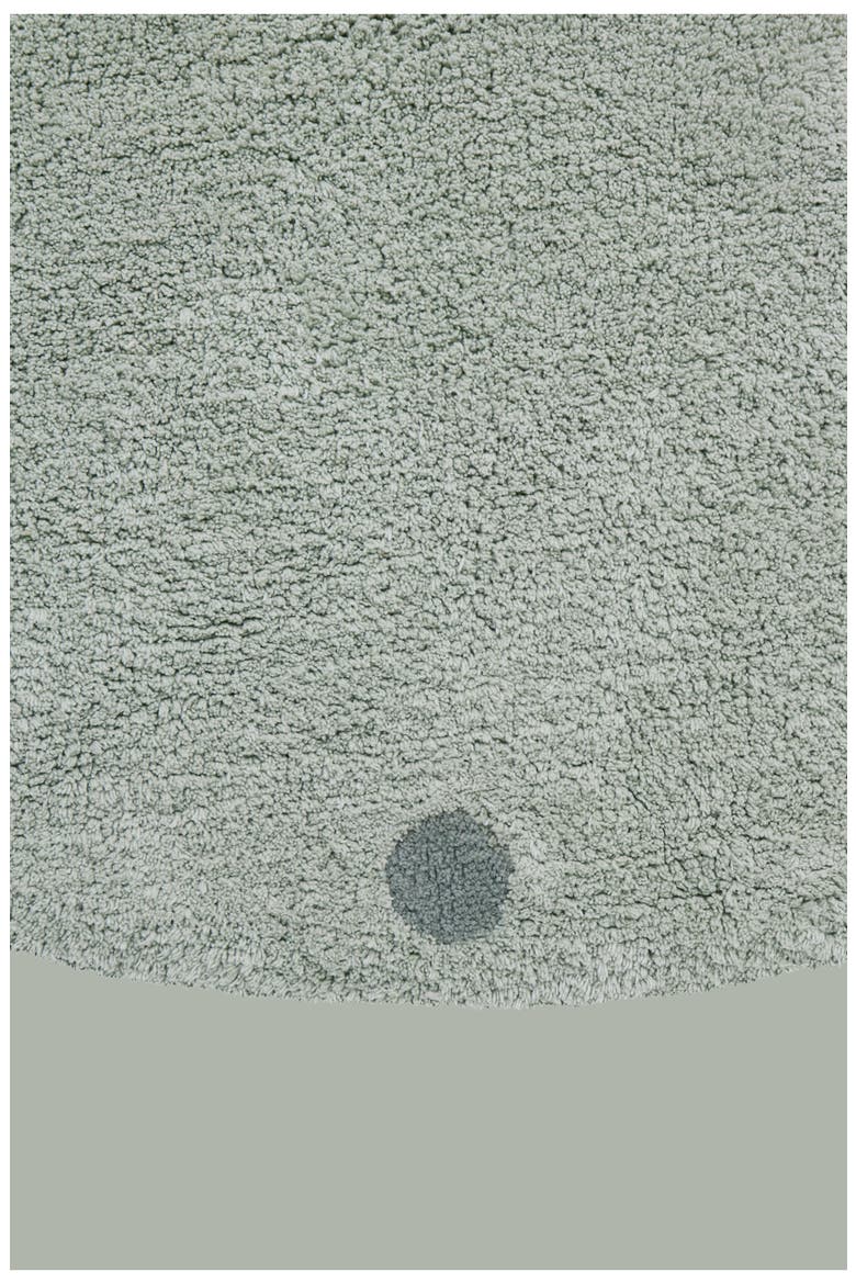 Kids' Wasahable Round Dot Play Rug, Alternate, color, BLUE SAGE VINTAGE BLUE