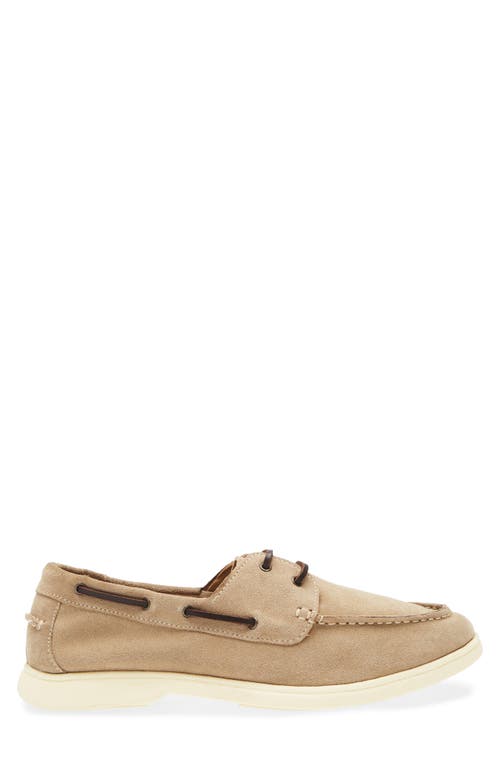 Steve Madden Crosbe Moc Toe Boat Sneaker In Neutral
