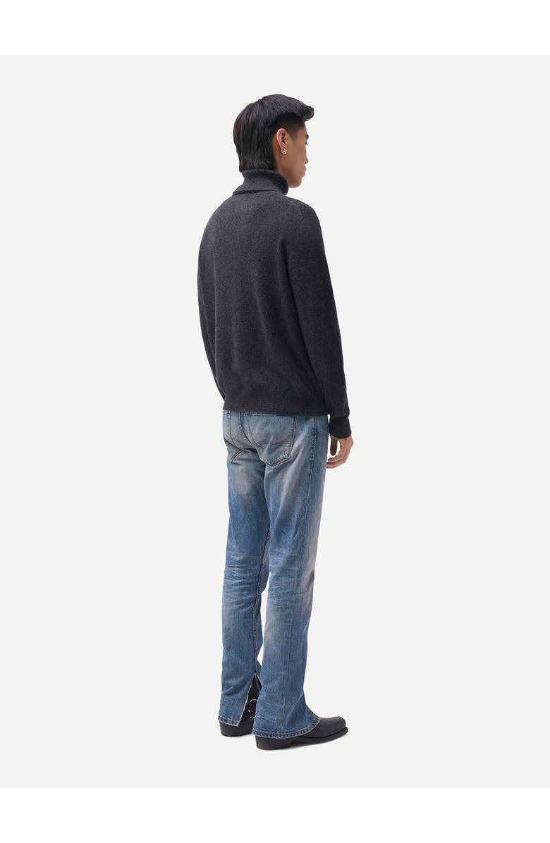 Gobi Cashmere Timeless Turtleneck Cashmere Sweater, Alternate, color, Charcoal