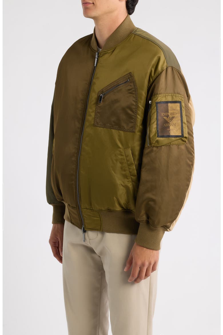 Bomber Jacket, Alternate, color, GREEN