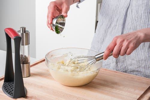 Cuisipro 8 Inch Stainless Steel Balloon Whisk Ball Solid Handle In Silver