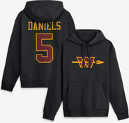 Nike Men's Nike Jayden Daniels Black Washington Commanders Name & Number Hoodie