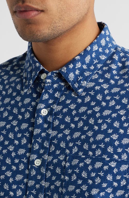 Rails Carson Short Sleeve Stretch Linen Blend Button-up Shirt
