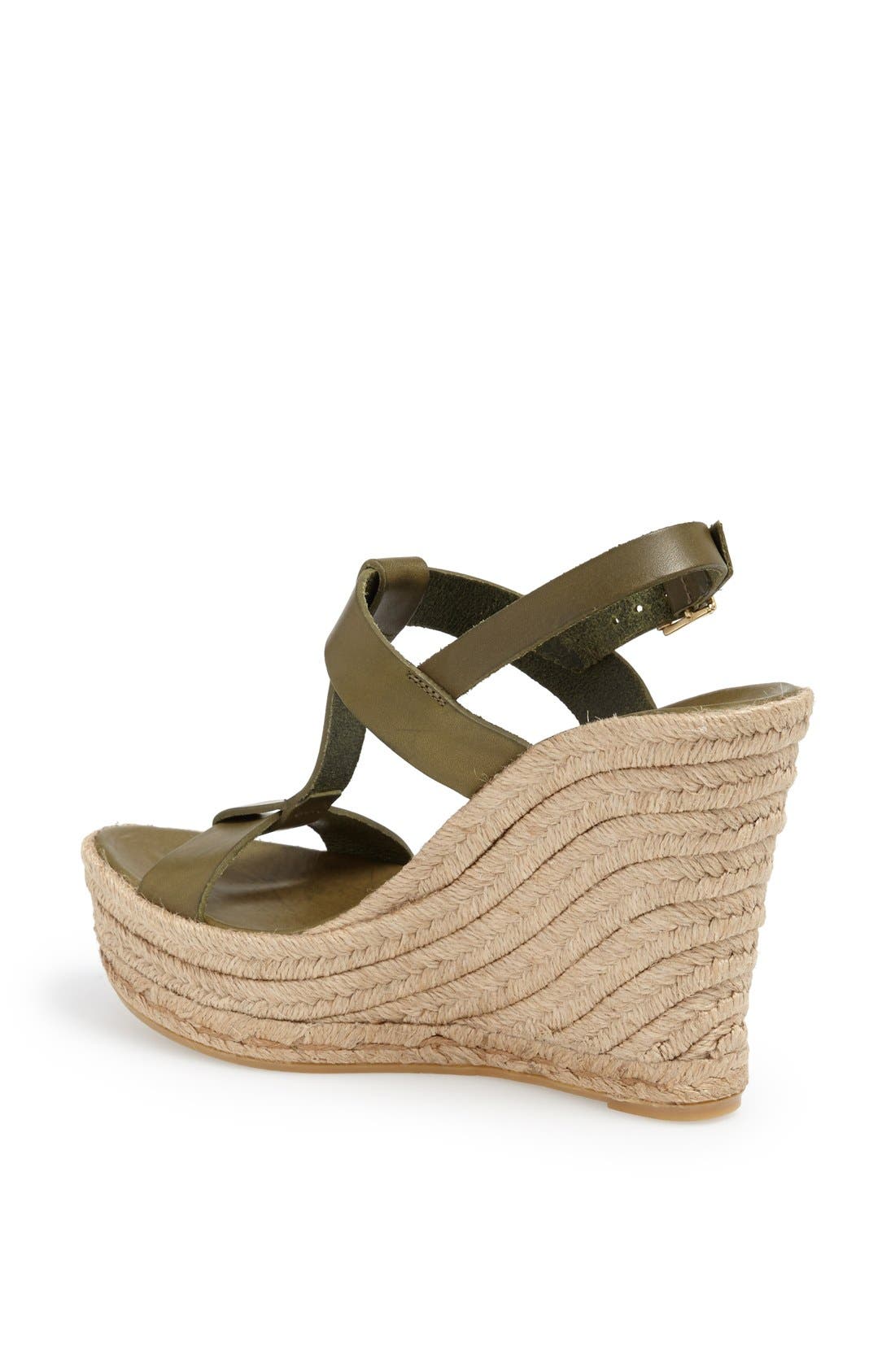 'Trish' Sandal, Alternate, color, SEAWEED VACHETTA