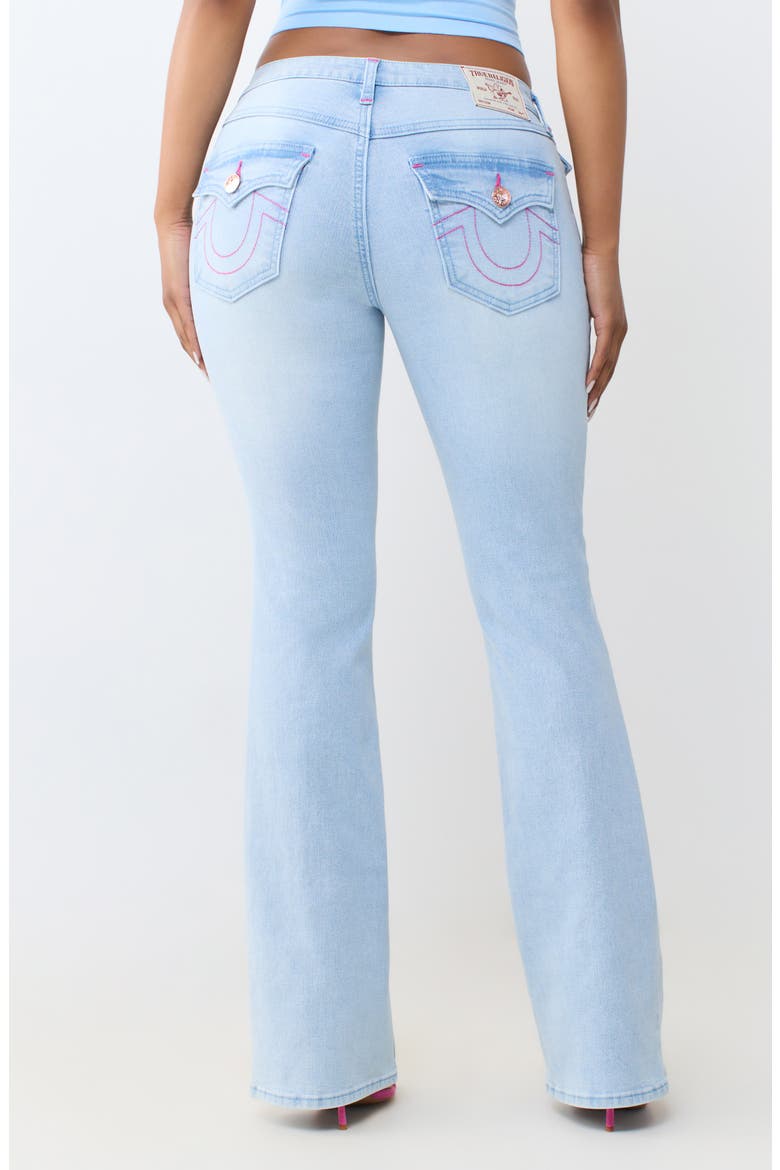 Becca Seamed Flap Pocket Bootcut Jeans, Alternate, color, LIGHT JOURNEY WASH
