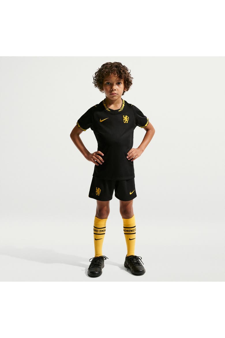 Preschool Nike Black Chelsea 2026/27 Away Stadium Replica Kit Set, Main, color, Black