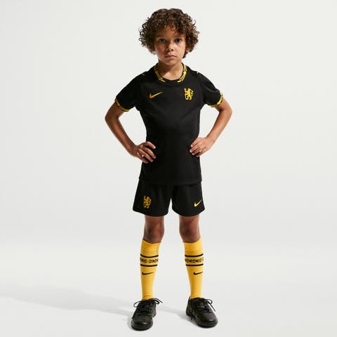 Preschool Nike Black Chelsea 2026/27 Away Stadium Replica Kit Set