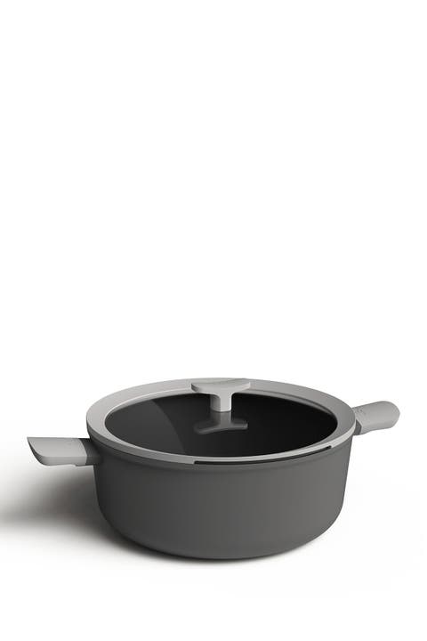 Leo 11" Covered Stockpot - Grey