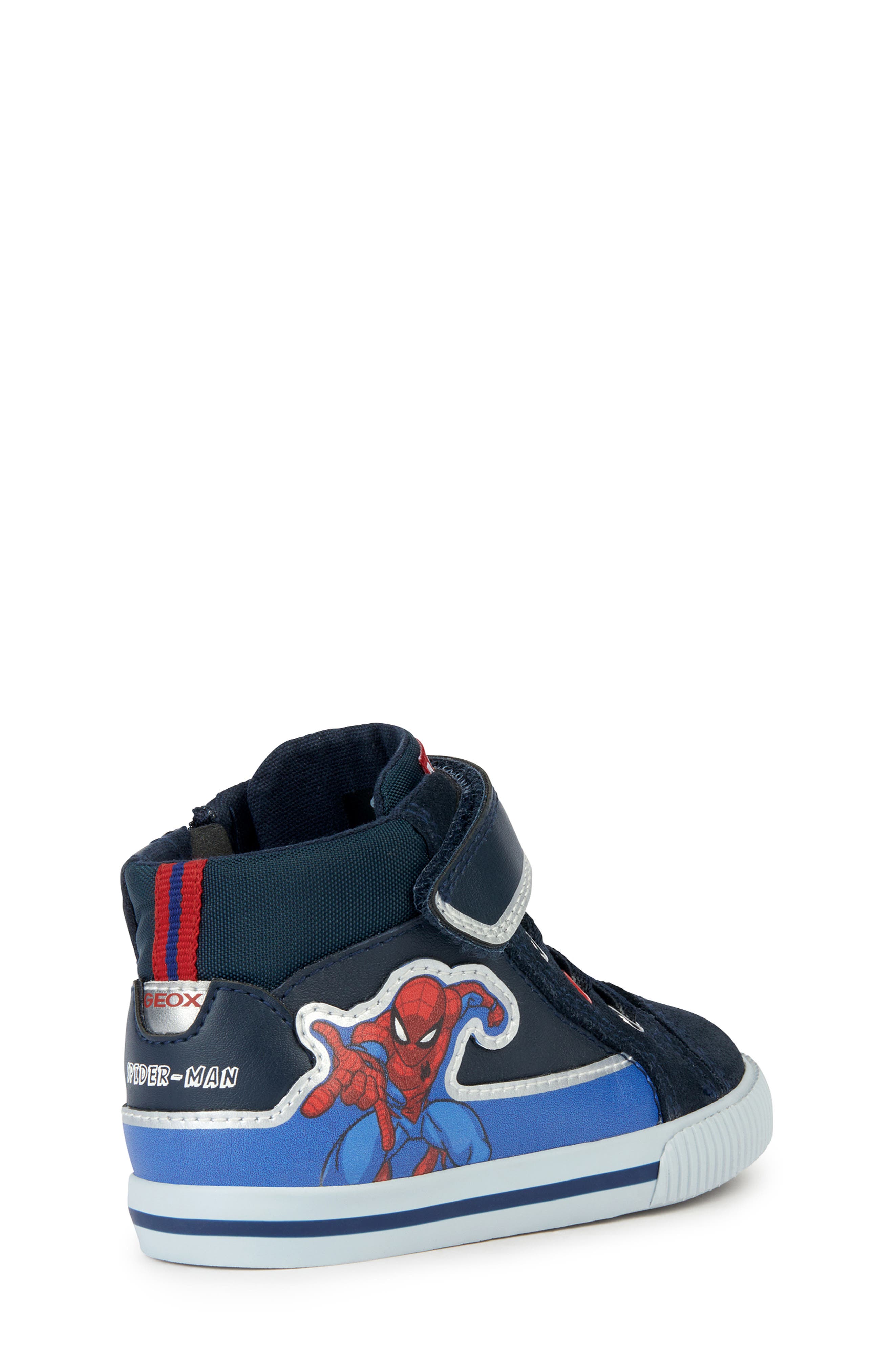 Geox Kids' Kilwi Spider-Man Sneaker, Alternate, color, 