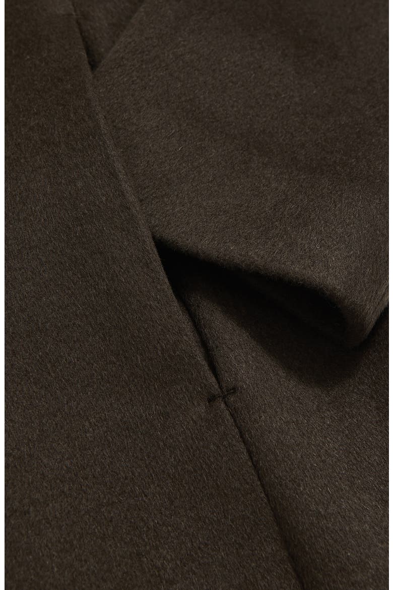 Gable Wool Blend Overcoat, Alternate, color, DARK KHAKI GREE