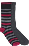 Lorenzo Uomo 2-Pack Cashmere Blend Crew Socks
