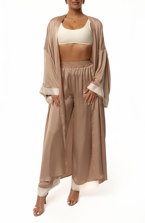 Nola Satin Maxi Duster