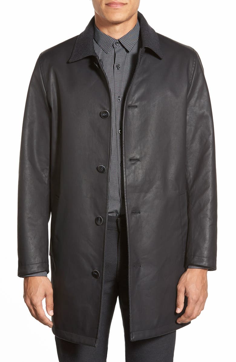 Vince Camuto Cotton & Wool Reversible Car Coat, Main, color, 