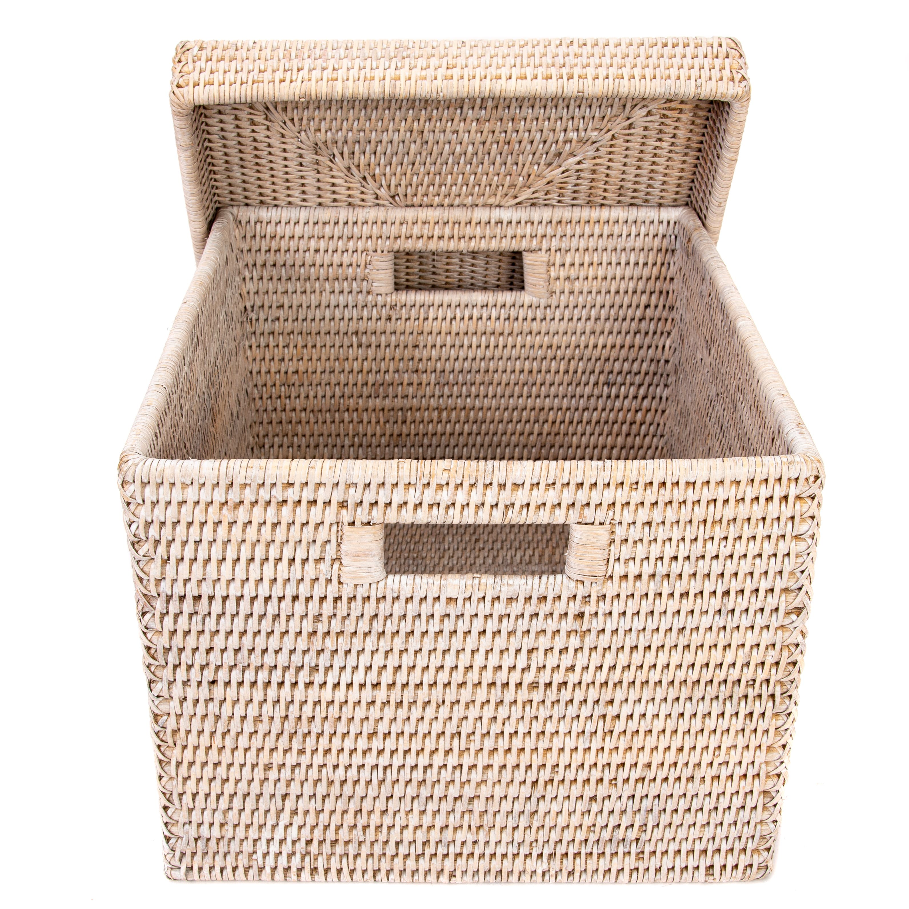 Artifacts Trading Company™ Rattan Letter File Storage Box with Lid ...
