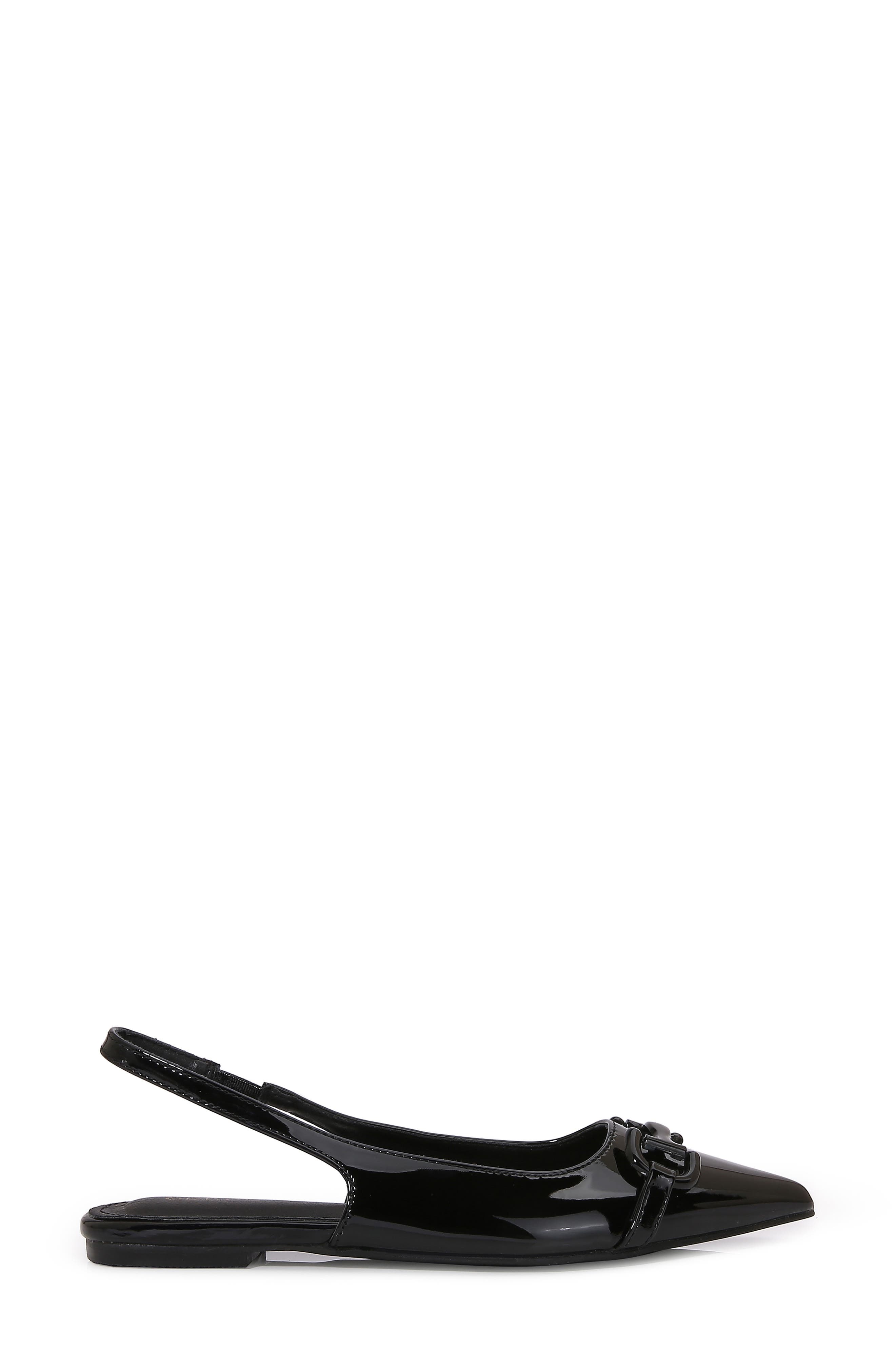 BERNESS Bit Slingback Flat, Alternate, color, Black