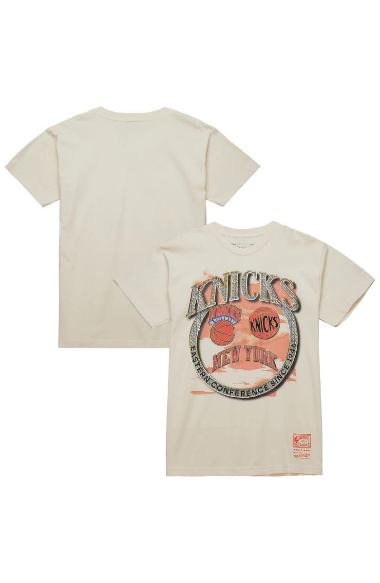 Mitchell & Ness Men's Mitchell & Ness  White New York Knicks Big & Tall Hardwood Classics Crown Jewels T-Shirt, Main, color, White